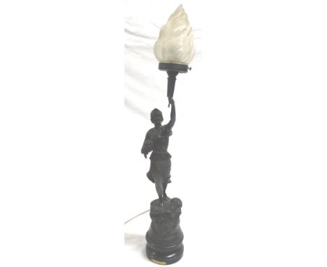 L'AGRICULTURE SPELTER DECO TABLE LAMP 