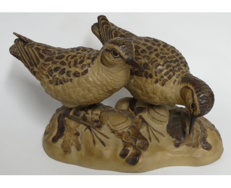 POOLE POTTERY WOODCOCK GROUP BY B.LINDLEY ADAMS 