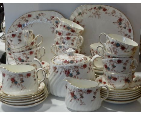 47 PCES MINTONS ANCESTRAL TEA SET 