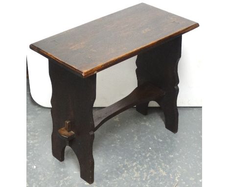 OAK STOOL 