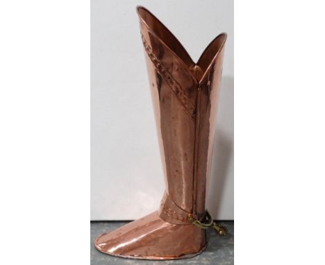 COPPER BOOT STICK STAND 