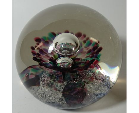 SELLKIRK GLASS PAPERWEIGHT 