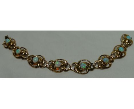 GOLD & OPAL BRACELET 