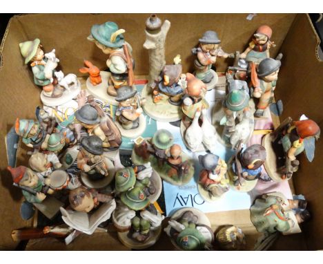 BOX OF HUMMEL CHINA FOR RESTORATION 