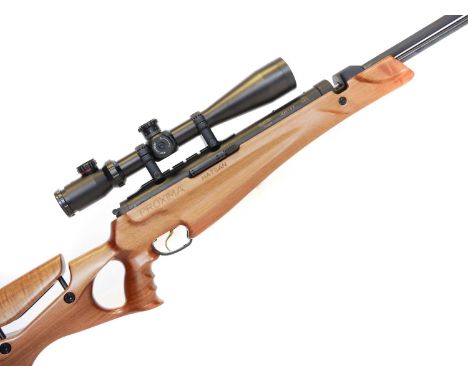 Hatsan Proxima .22 air rifle, serial number 70-G23HT-095458, 17inch barrel with under lever cocking arm, Quattro trigger, Vor