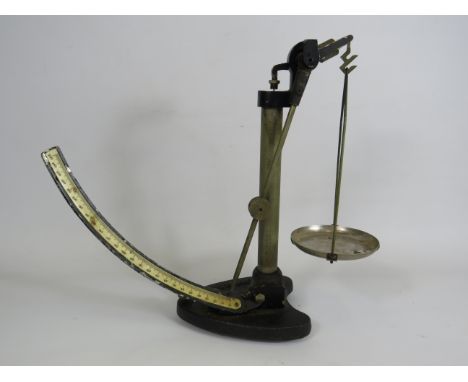 Vintage quandrant balance scales.