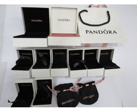 Selection of Ring and Bracelet boxes marked 'Pandora' See photos. 