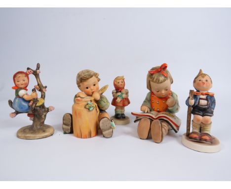 5 Goebel Hummel figurines.