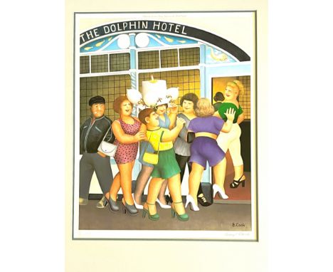Beryl Cook Signed Lithograph, Limited Edition number 147/850 Published 1994. 'Hen Night'  Mounted but Unframed and measures a