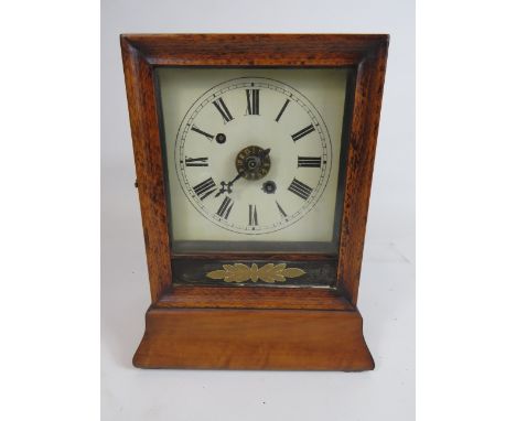 Vintage Mantle Alarm Clock by W &amp; M ltd. Complete and in running order with key but Hour hand will need to be re attached