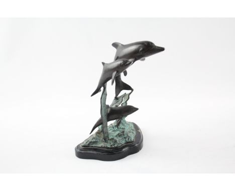 Bronze Dolphins Sculpture 681437