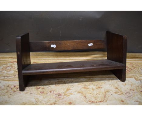 Small Oak Book Trough.  18 inches long. See photos. 