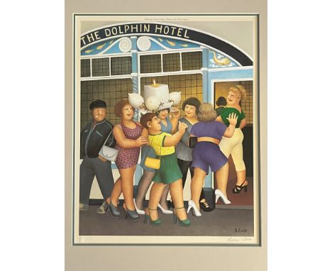 Beryl Cook Signed Lithograph, Limited Edition number 149/850 Published 1994. 'Hen Night'  Mounted but Unframed and measures a