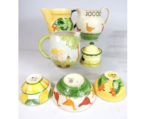 Selection of Vintage ceramic Jugs by Shorter etc. see photos. 