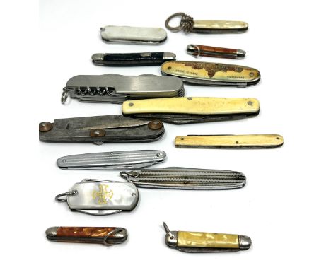 Vintage Assorted Small Pocket KNIVES  Inc Smokers Knives, Pen Knives Etc 