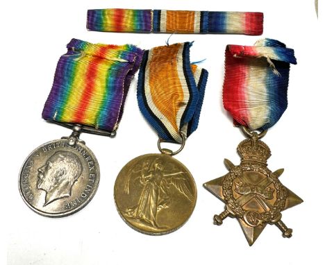 ww1 trio medals to 3-2545 pte j.bowers yorkshire light infantry