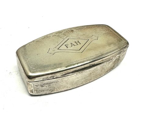 antique silver  snuff box 