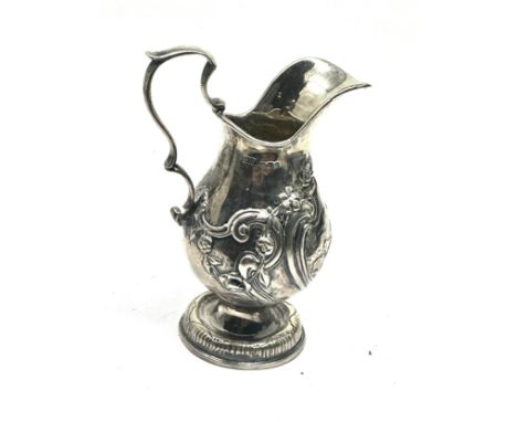 Vintage figural silver cream jug 
