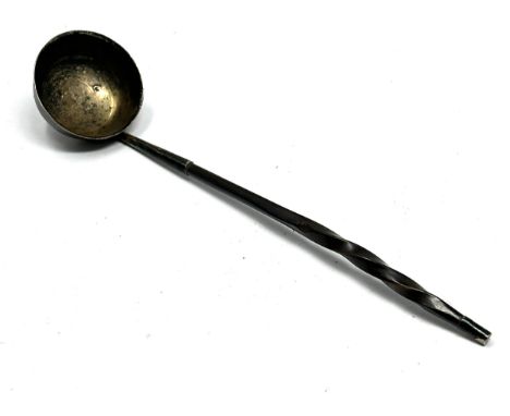 Antique georgian silver sauce ladle 