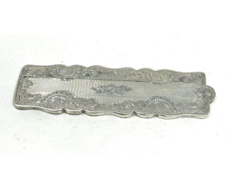 antique silver combe 
