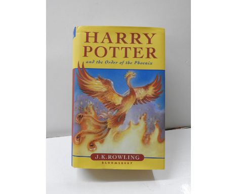 First Edition Copy of Harry Potter and the Order of the Phoenix 