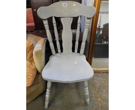 Painted Stick Back Dining Chair 