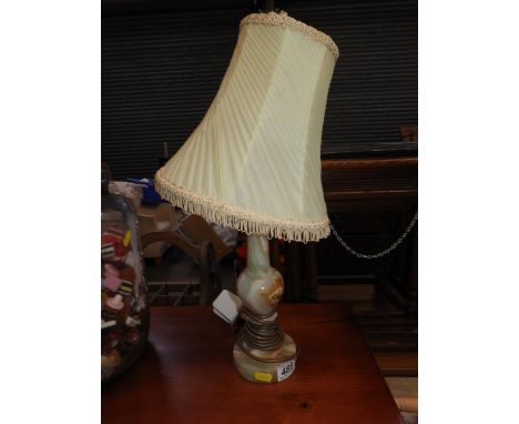 Onyx Table Lamp with Shade 