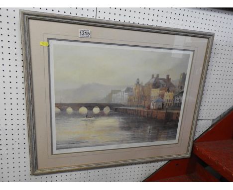 Framed Print - The Old Bridge - Barnstaple 