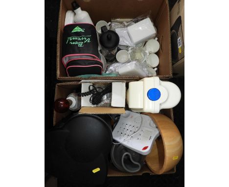 2x Boxes of Misc - Table Lamp, Soda Stream etc 