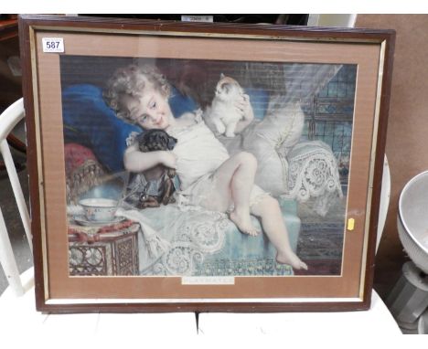 Framed Pears Print 