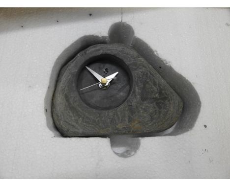 Boxed Rock Mantle Clock 