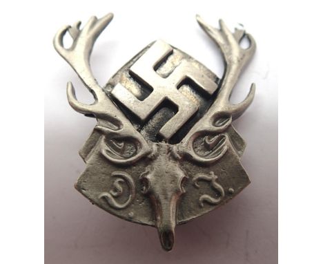 German WWII re-enactment Deutsches Jugend lapel badge. P&amp;P Group 1 (£14+VAT for the first lot and £1+VAT for subsequent l