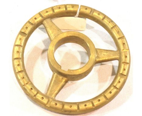 Brass tripod turret for a Vickers machine gun. P&amp;P Group 1 (£14+VAT for the first lot and £1+VAT for subsequent lots) 