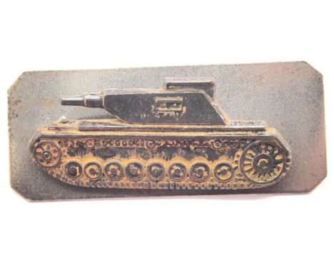 German WWII period Tank Destruction sleeve badge. P&amp;P Group 1 (£14+VAT for the first lot and £1+VAT for subsequent lots) 