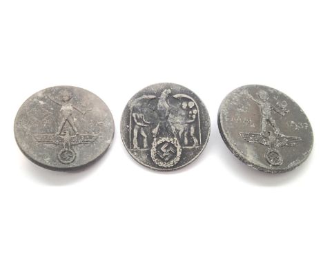 German Third Reich day badges, two dated 1937.  P&amp;P Group 1 (£14+VAT for the first lot and £1+VAT for subsequent lots) 