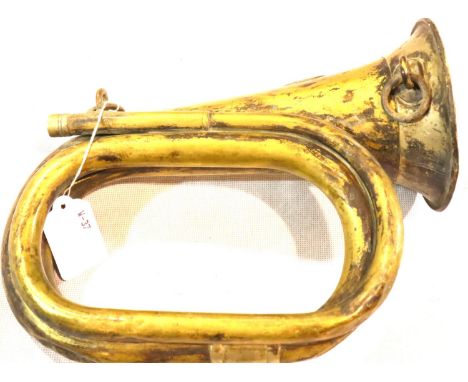 WWII German Third Reich S.A bugle, P&amp;P Group 2 (£18+VAT for the first lot and £3+VAT for subsequent lots) 