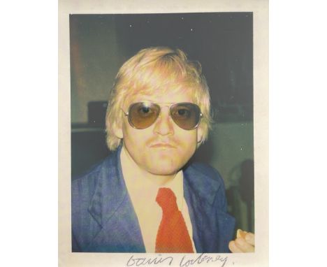 ANDY WARHOL (1928-1987)David Hockney, 1972Print in Colors5 3/4" x 7 1/4"