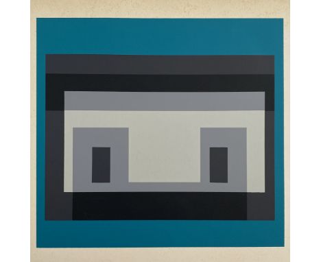 JOSEF ALBERS (1888-1976)1967Silkscreen8 3/4" x 8 1/4"