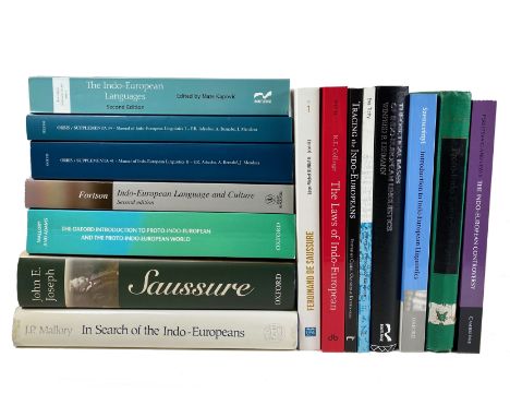 INDO-EUROPEAN LANGUAGES -- ADRADOS, F.R., (a.o.). Manual of Indo-European Linguistics. 2010-16. 2 vols. Owrps. (Orbis Suppl. 