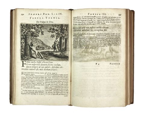 PHAEDRUS. Fabularum Æsopiarum ll. V; notis perpetuis illustr., (…) ed. à J. Laurentio. Amst., J. Janssonius à Waesberge &amp;