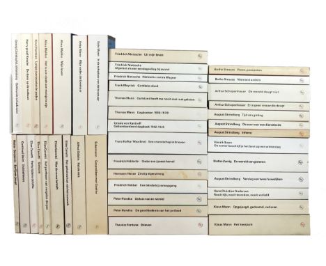 PRIVÉ-DOMEIN -- COLLECTION of 42 works, all Dutch translations from German a.o. languages. Owrps. (All vols. in excellent con