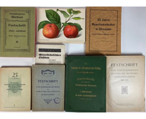 GUSSMANN, K. Zur Geschichte des würtembergschen Obstbaus. Festschrift (…) z. X. Wanderversammlung der deutschen Landwirtschaf