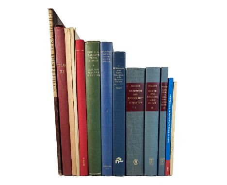 BORGER, R. Handbuch der Keilschriftliteratur. 1967-75. 3 vols. Ocl. -- W. SALLABERGER. Der babylonische Töpfer u. seine Gefäs
