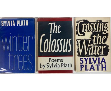 PLATH, S. Winter Trees. Lond., Faber &amp; Faber, (1971). 55 pp. Ocl. w. (unclipped) dust-j. -- Id. Crossing the Water. Lond.