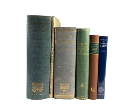 DICTIONARIES - REFERENCE WORKS -- SCHWYZER, E., ed. Dialectorum Graecarum exempla epigraphica potiora. (Nachdr. Ausg. 1923). 