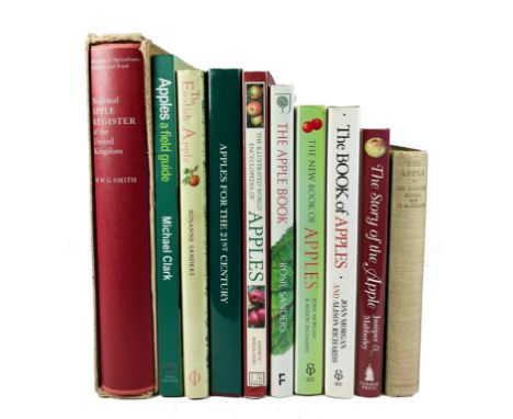 APPLES -- SMITH, M.W.G. National apple register of the United Kingdom. 1971. 4°. Ocl. w. dust-j. In slipcase. -- R. SANDERS. 
