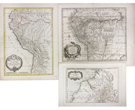 SOUTH AMERICA -- PERU -- "CARTE DU PEROU ou se trouvent les Audiences de Quito, Lima et la Plata". Par., (1772). Engr. map, c