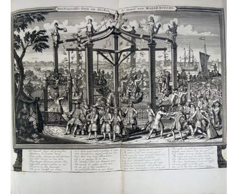GROOTE TAFEREEL DER DWAASHEID, HET, Vertoonende de opkomst, voortgang en ondergang der Actie, Bubbel en Windnegotie, in Vrank