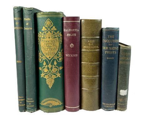 FRUIT GROWING -- WICKSON, E.J. The California fruits and how to grow them. 1889. W. cold. front. &amp; num. ills. Mod. cl. --