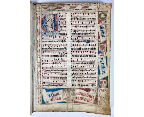 ANTIPHONARY (PSALM 94 ONLY) -- "Venite, exultemus Domino; jubilemus Deo salutari nostro (…)". N.d., (18th c.?). (15) lvs. Ms.